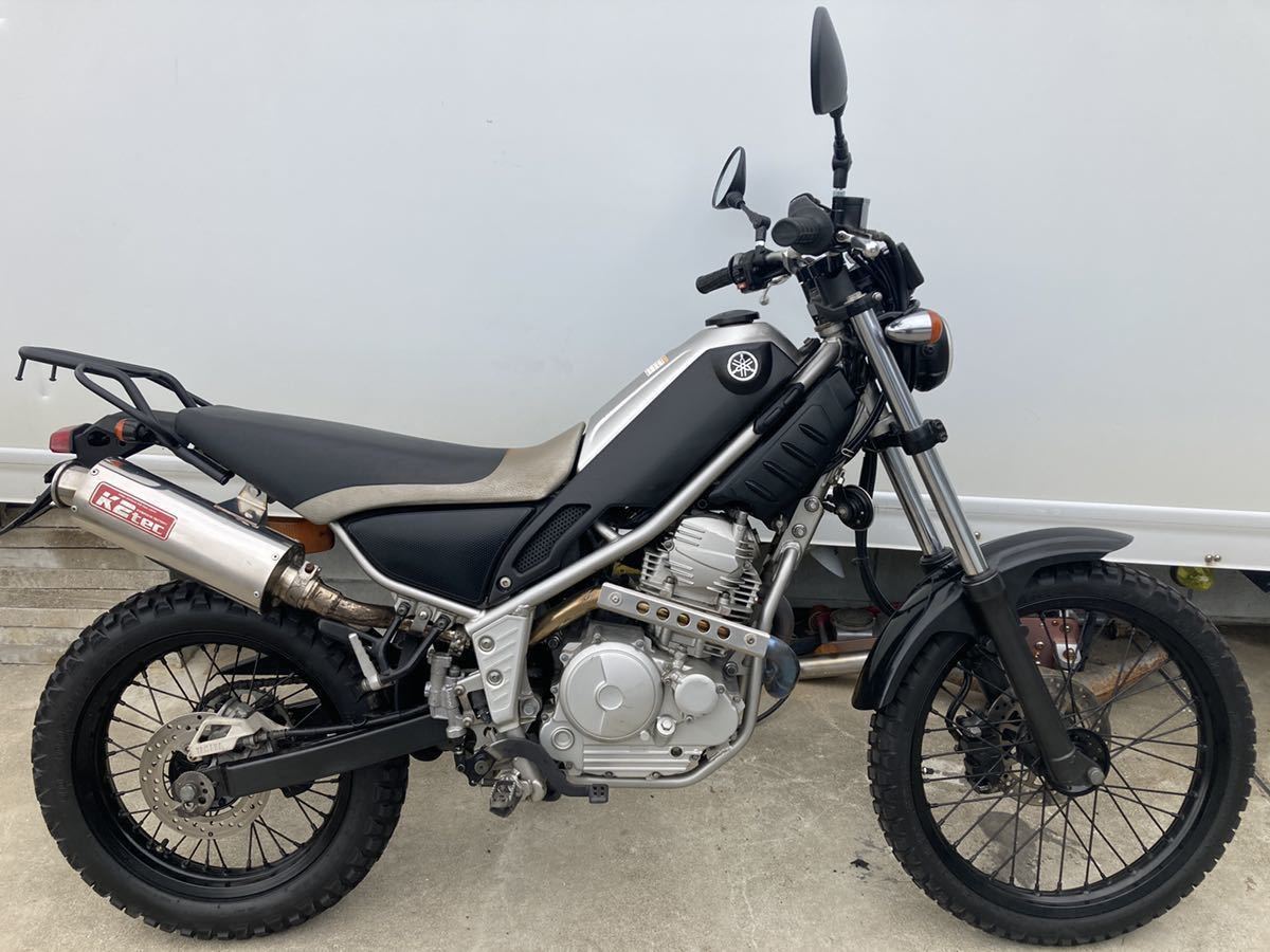 ステム付　YZ85 フロントフォーク　トリッカー　セロー　セロー250 フォークとステムもオーバーホール トリッカー 11200キロ キャブ 整備