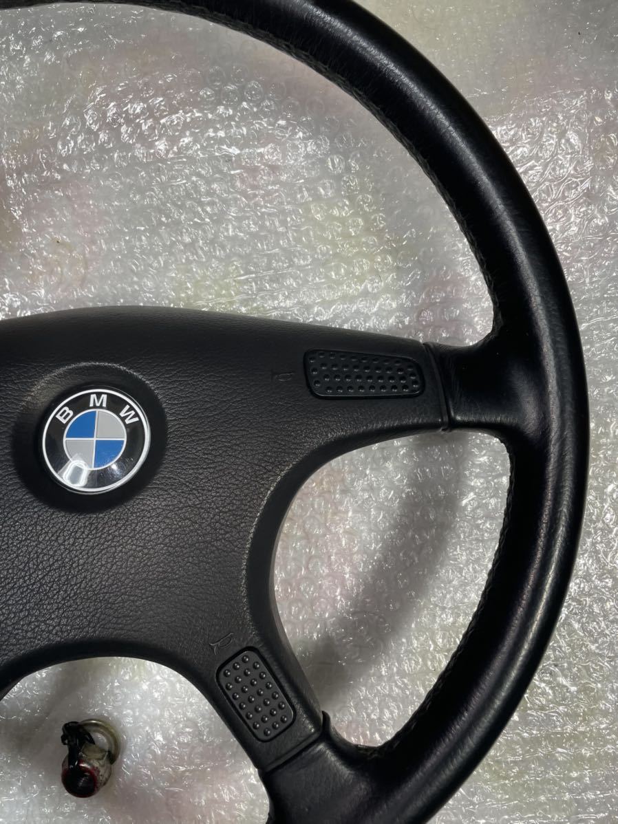 bmw 純正ステアリング e34 520 525 5シリーズ 美品 使用感なし