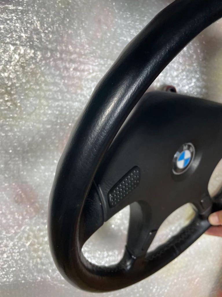 bmw 純正ステアリング e34 520 525 5シリーズ 美品 使用感なし エア 