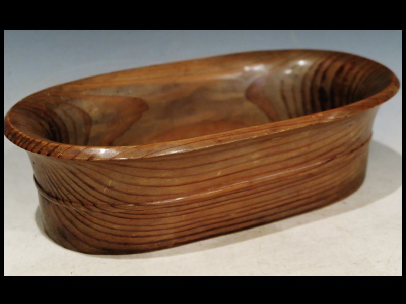 ◇老松 刳り抜き器◇ 肥松美杢目銘木唐木紫檀花梨花台盆栽