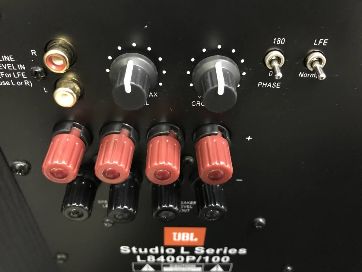 JBL アクティブ サブウーファー L8400P（取説付） - JBL アクティブ