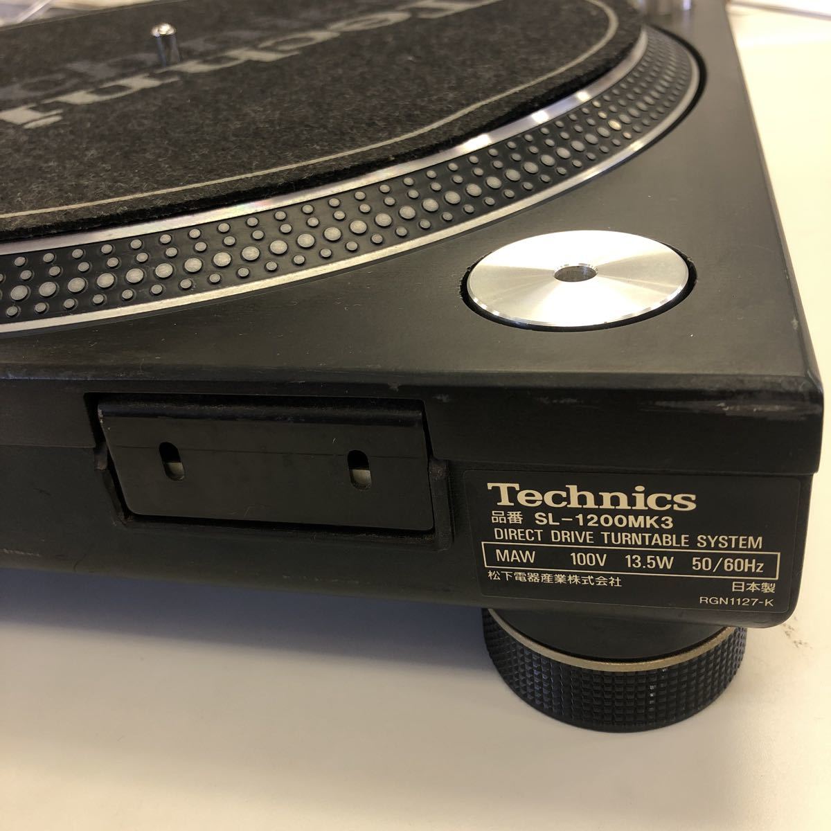 Technics SL-1200 MK3-Kターンテーブル テクニクス 【公式通販】