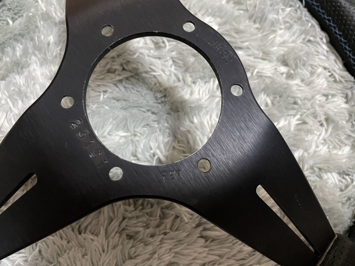希少 NARDI ナルディ SPORTS TYPE ラリー 34φ ブルーステッチ 限定品 