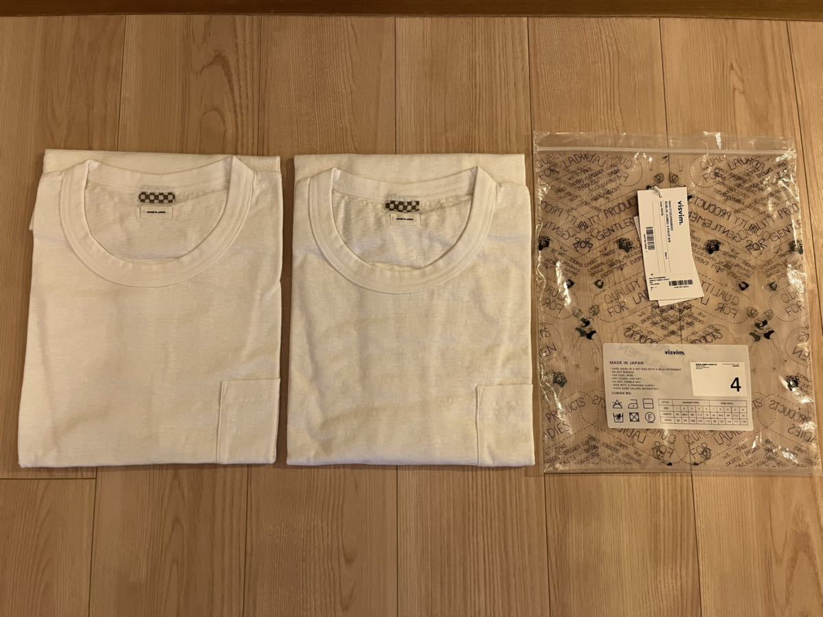 visvim SUBLIG JUMBO 3-PACK S/S 2枚セット 0122305009002 