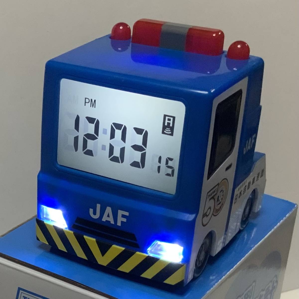 定番，人気 JAF レッカー車型 目覚まし時計 50周年記念品 非売品 み 日本自動車連盟 めざまし時計(建設車両、作業車)｜売買されたオークション情報、yahooの商品情報をアーカイブ公開 - オークファン 建設車両、作業車