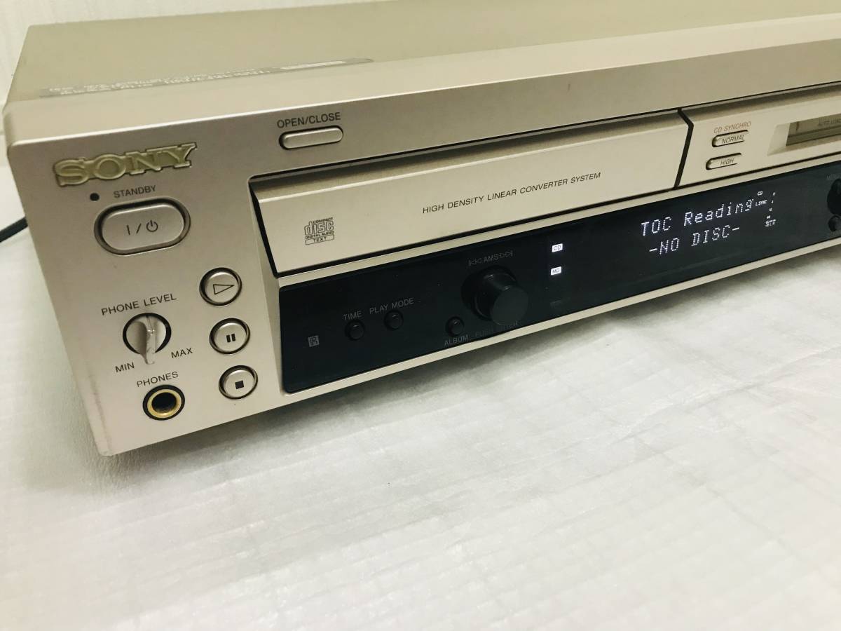 ジャンク SONY MXD-D400 CD/MDレコーダー デッキ ソニー 【公式通販】