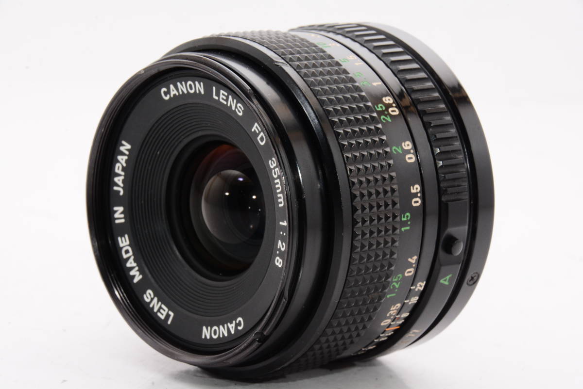 ★希少！極上★CANON キヤノン NEW FD 35mm F2.8 外観特上級】Canon New FD 35mm F2.8 #m4160 FD 35mm Canon THE