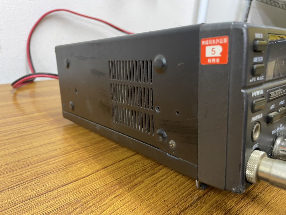 c& YAESU 八重洲 型式FT-840 HFトランシーバー マイク付き 無線機 動作