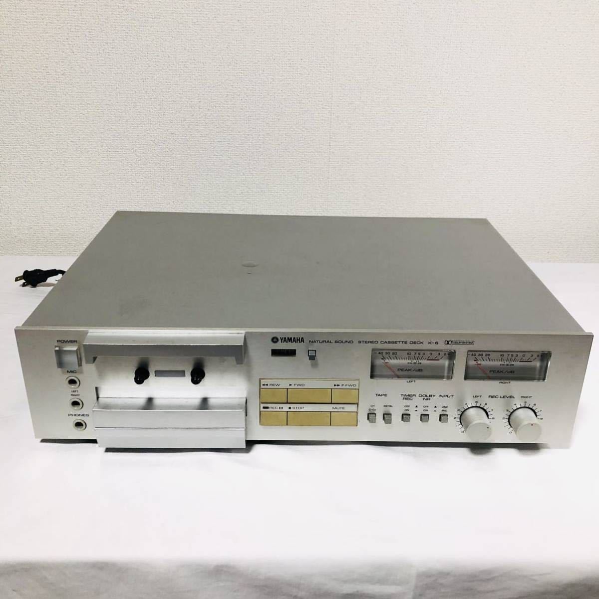 ◆通電ok◆ YAMAHA K-6 ヤマハ カセットデッキ