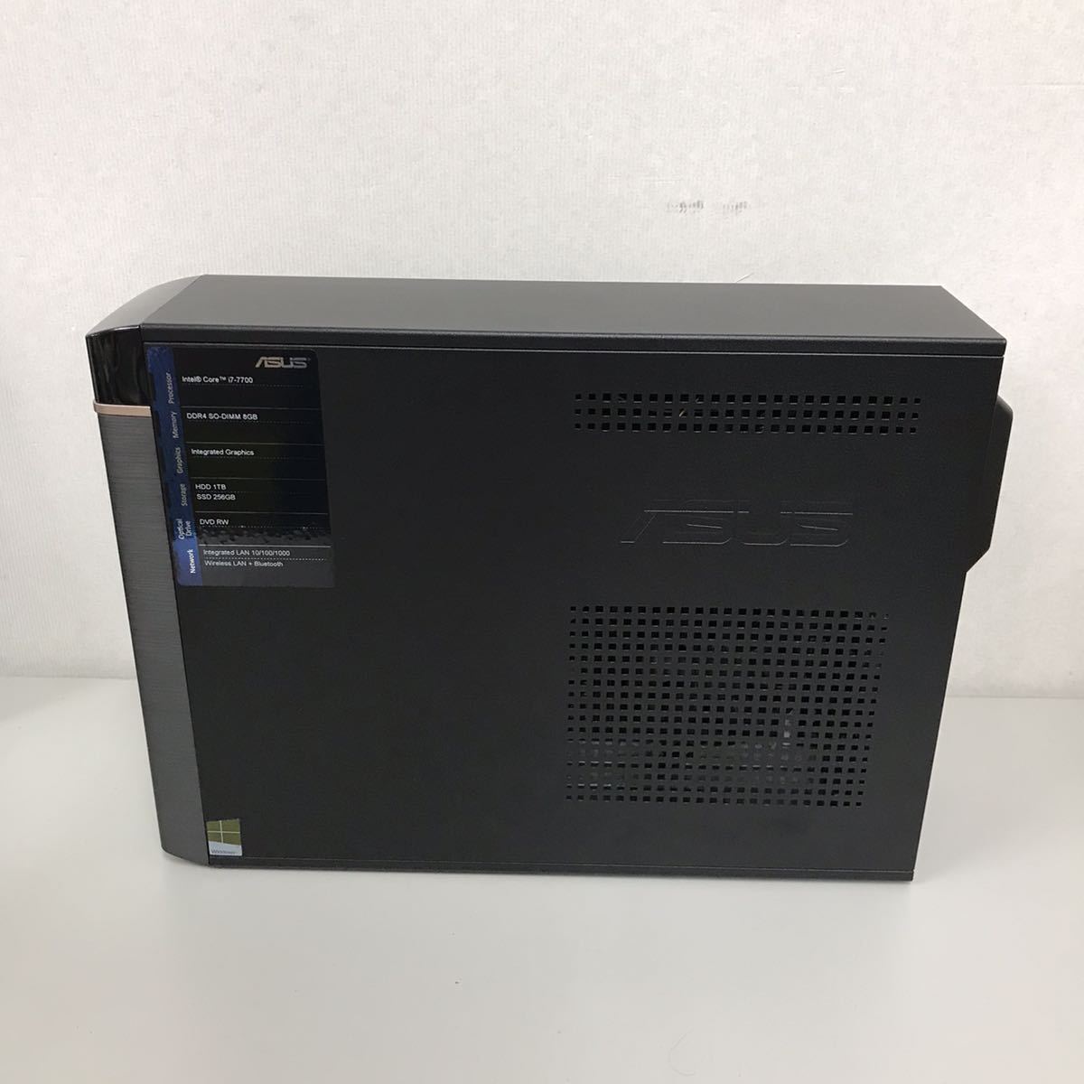 コンパクトなデスクトップPC ASUS K20CD I76700