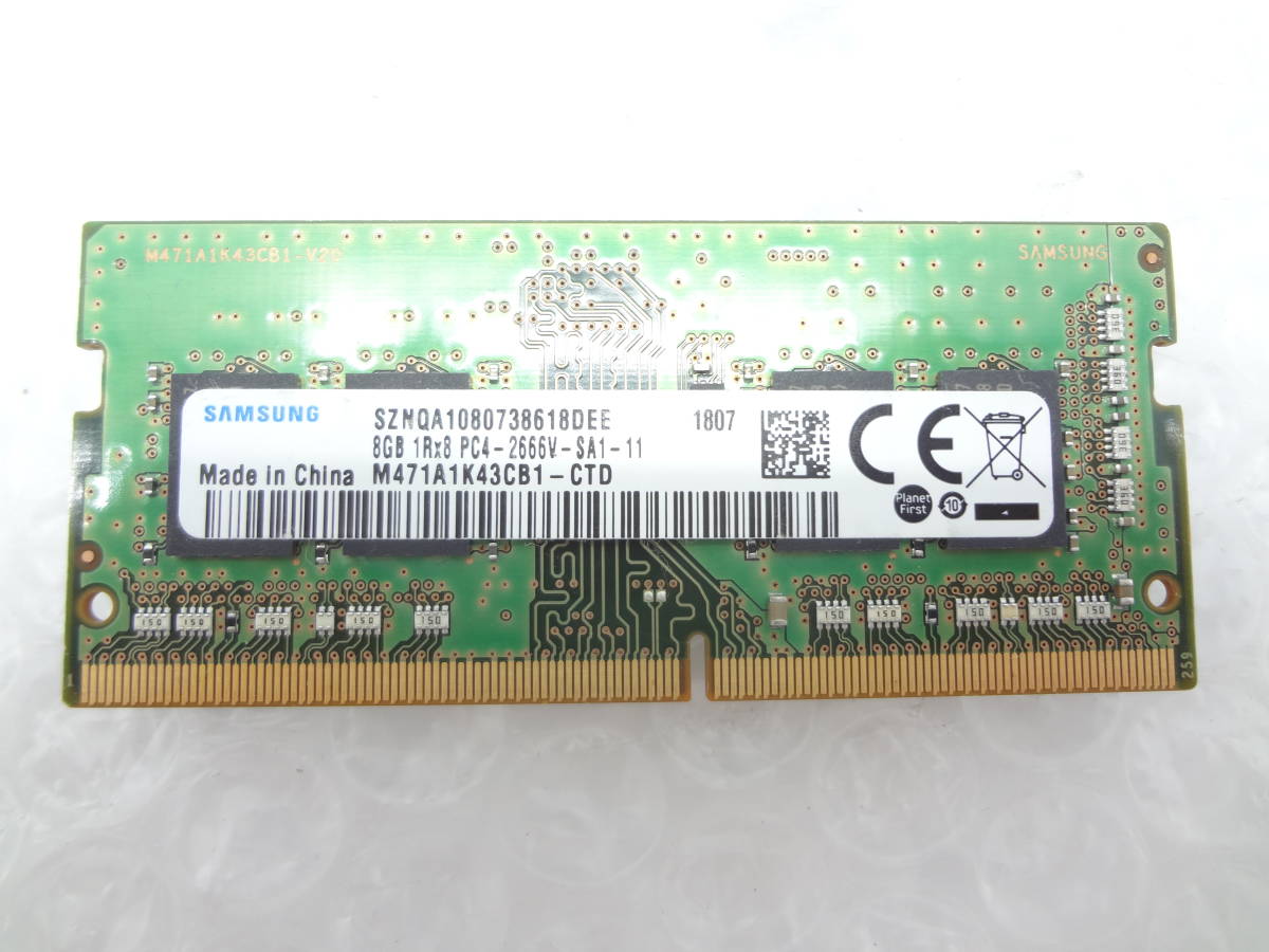 8GB ☆ Samsung PC4-21300 SAMSUNG メモリ DDR4 288pin DDR4-2666 