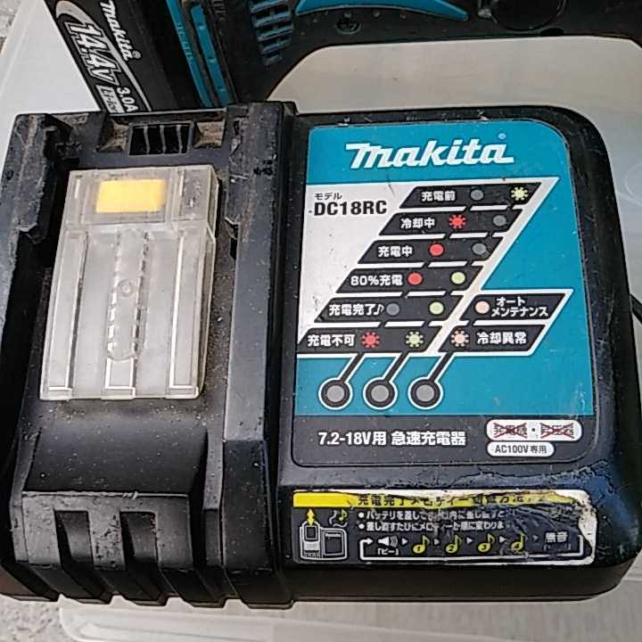 充電式グラインダー　モデルGA400D14.4V 「中古」マキタ マキタ マキタディスクグラインダーGA400D14.4v中古本体動作品 マキタディスク 14.4V GA400D グラインダ