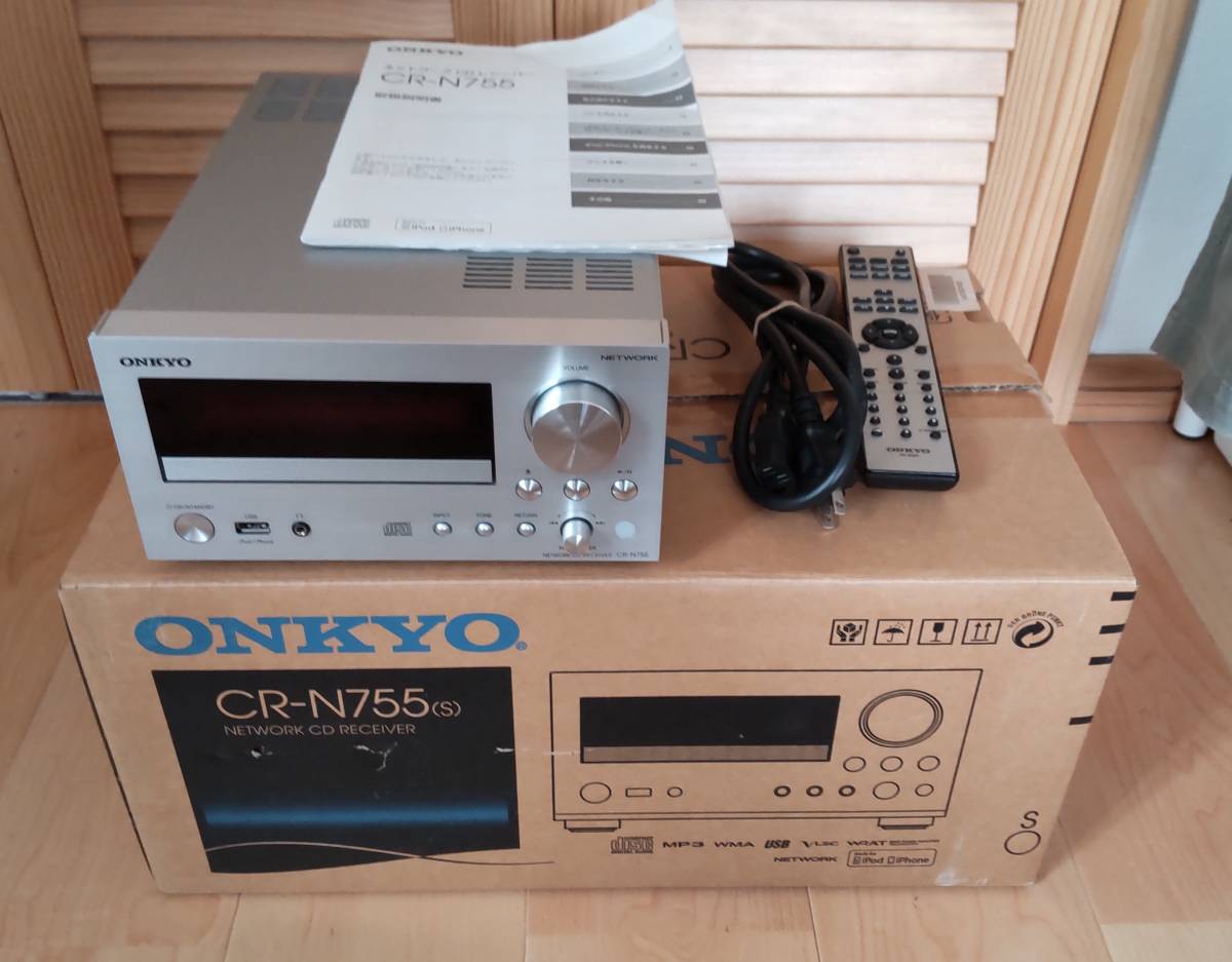 全国無料，格安 （中古）ONKYO ネットワークCDレシーバー CR-N755(S)