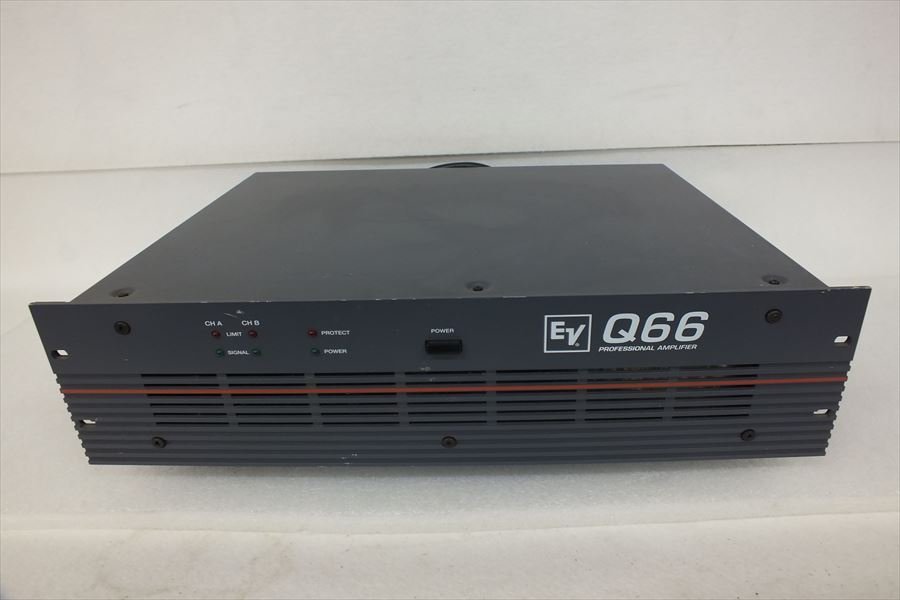 Amplifier Q66 Electro-Voice Power Voice パワーアンプ EV Electro 愛 