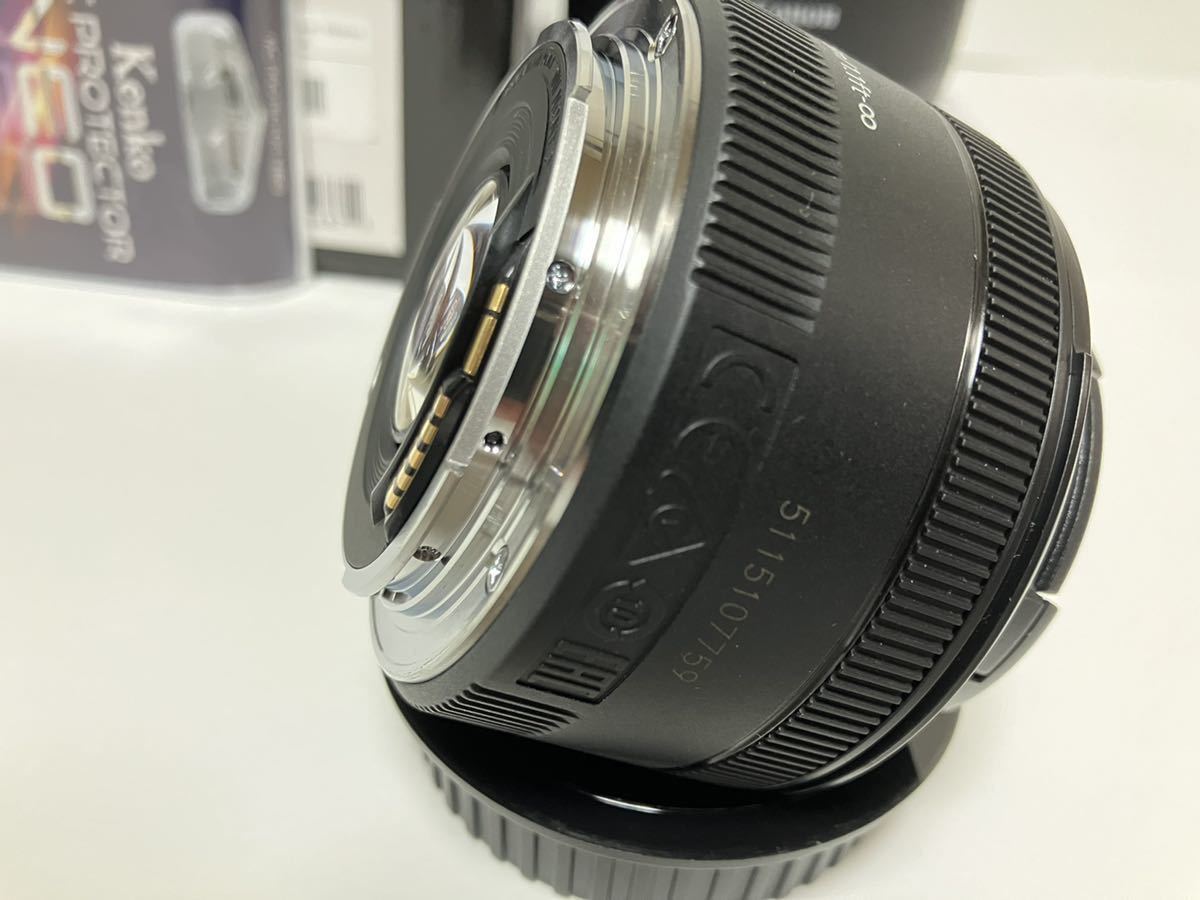 Canon EF 50mm f/1.8 STM 保護フィルター付 キヤノン EF-50㎜f/1.8 STM フード フィルター付き 【公式通販】