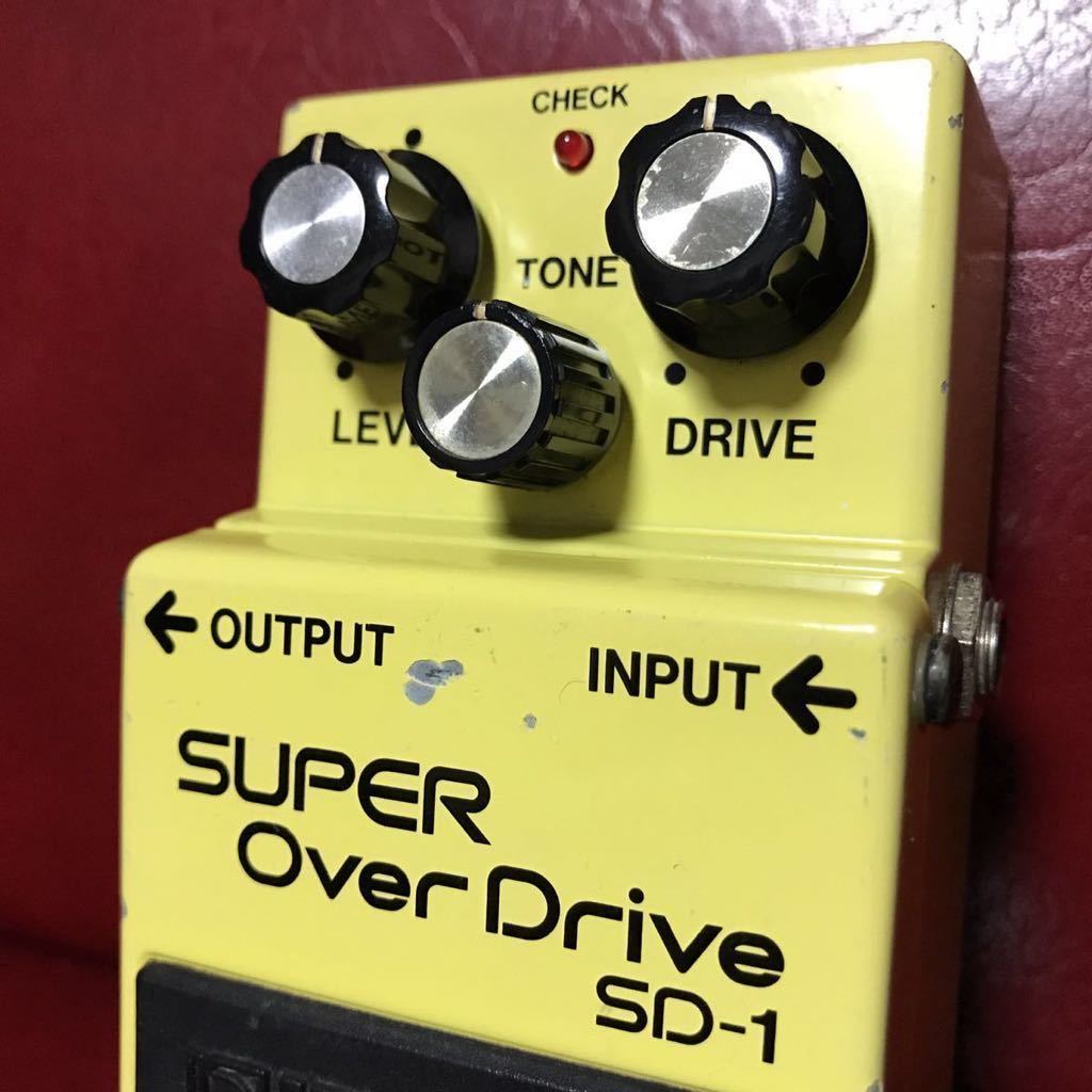 BOSS SD-1 1985年黒ラベル MADE IN JAPAN 4558DD BOSS SD-1 1985年黒ラベル MADE IN JAPAN 4558DD Boss SD-1 Made In