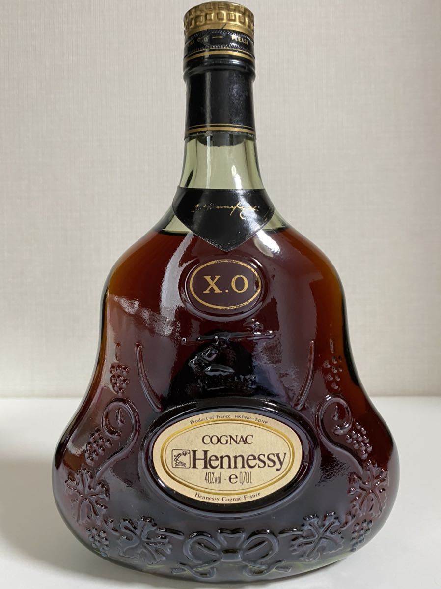 古酒・未開栓】Hennessy XO ヘネシーXO グリーンボトル 金キャップ