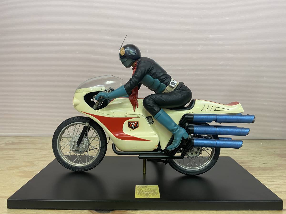 【豊富な，品質保証】 玩T16 メディコムトイ RMW 仮面ライダー旧１号＆旧サイクロン号 1/5 スタチュー(仮面ライダー1号)｜売買されたオークション情報、yahooの商品情報をアーカイブ公開 - オークファン 仮面ライダー1号