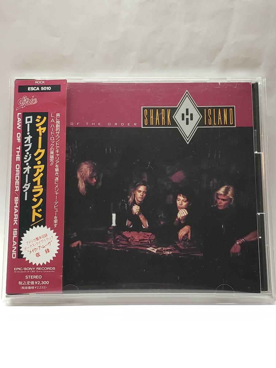 最安値，爆買い SHARK ISLAND／LAW OF THE ORDER／シャーク アイランド／ロー オブ ジ オーダー／国内盤CD／帯付／1989年発表／1stアルバム／廃盤(一般)｜売買されたオークション情報、yahooの商品情報をアーカイブ公 一般