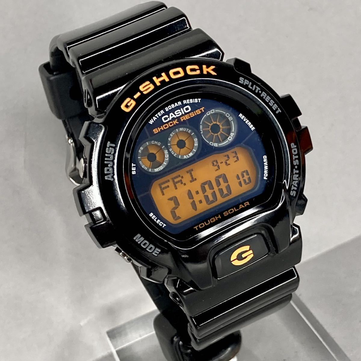 美品 CASIO G-SHOCK G-6900B タフソーラー マグロッシーブラック 