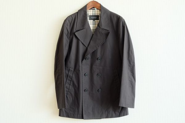 バーバリーブラックレーベル ジャケット フード ブラック Mサイズ 即決☆ バーバリーブラックレーベル BURBERRY BLACK LABEL ピー
