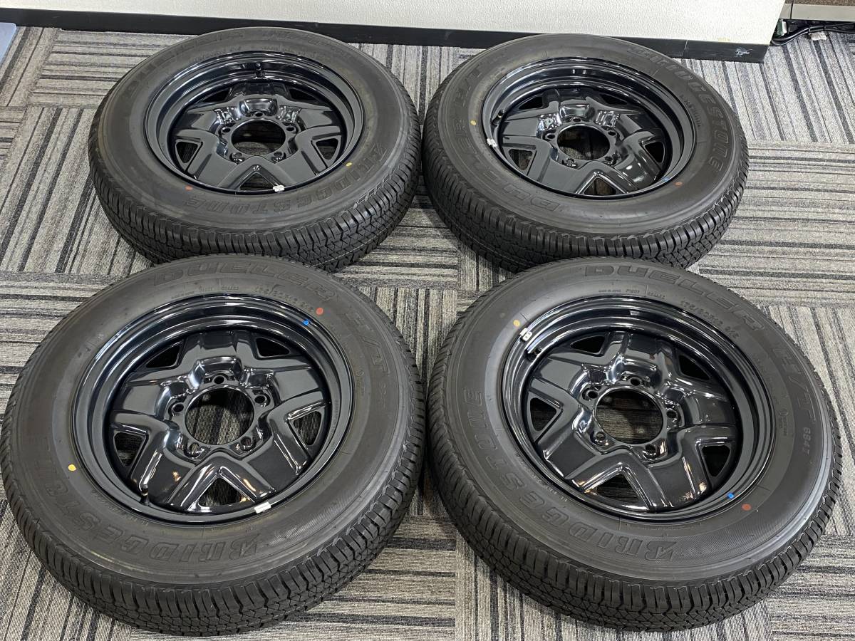新車外し】JB64W スズキ ジムニー(64W)純正スチールホイールタイヤ 4本 