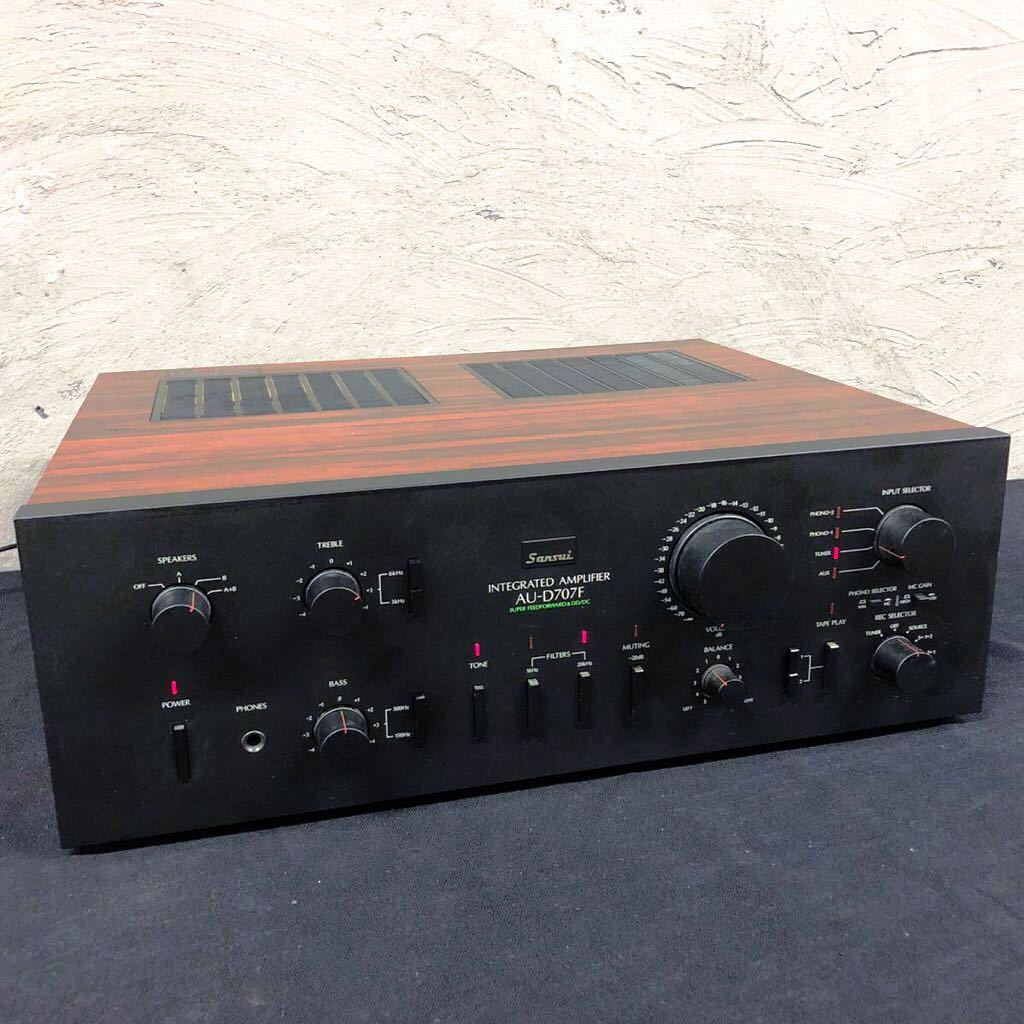Sansui AU-D707F プリメインアンプ(251) AU-D707F プリメインアンプ SANSUI プリメインアンプ整備後 0 品質保証