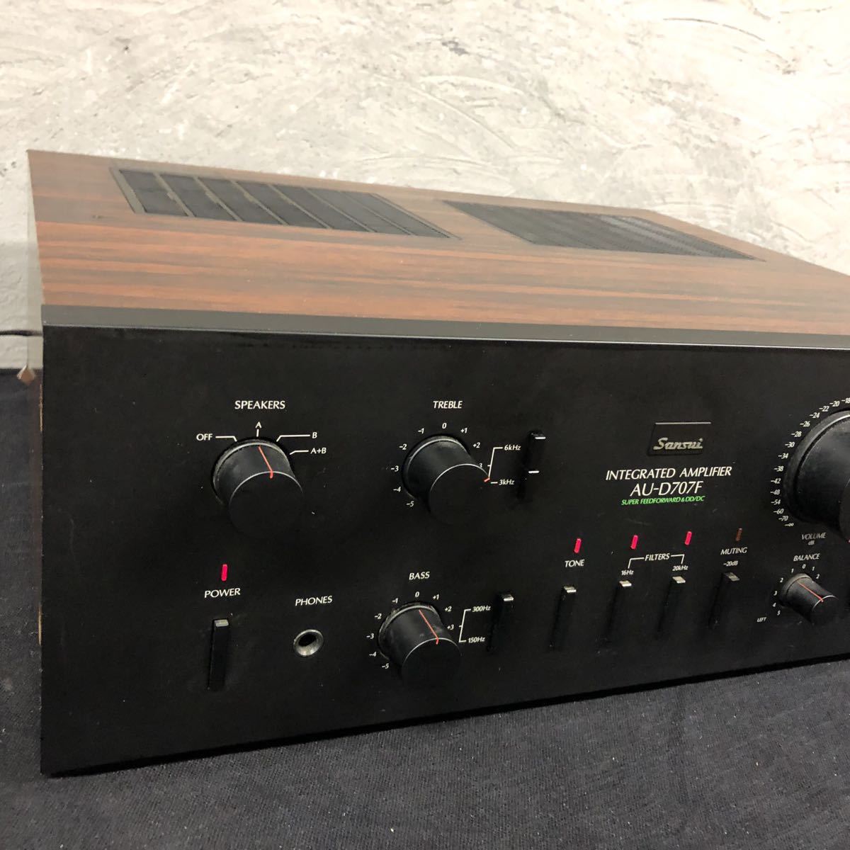 AU-D707F プリメインアンプ SANSUI プリメインアンプ整備後 0 品質保証