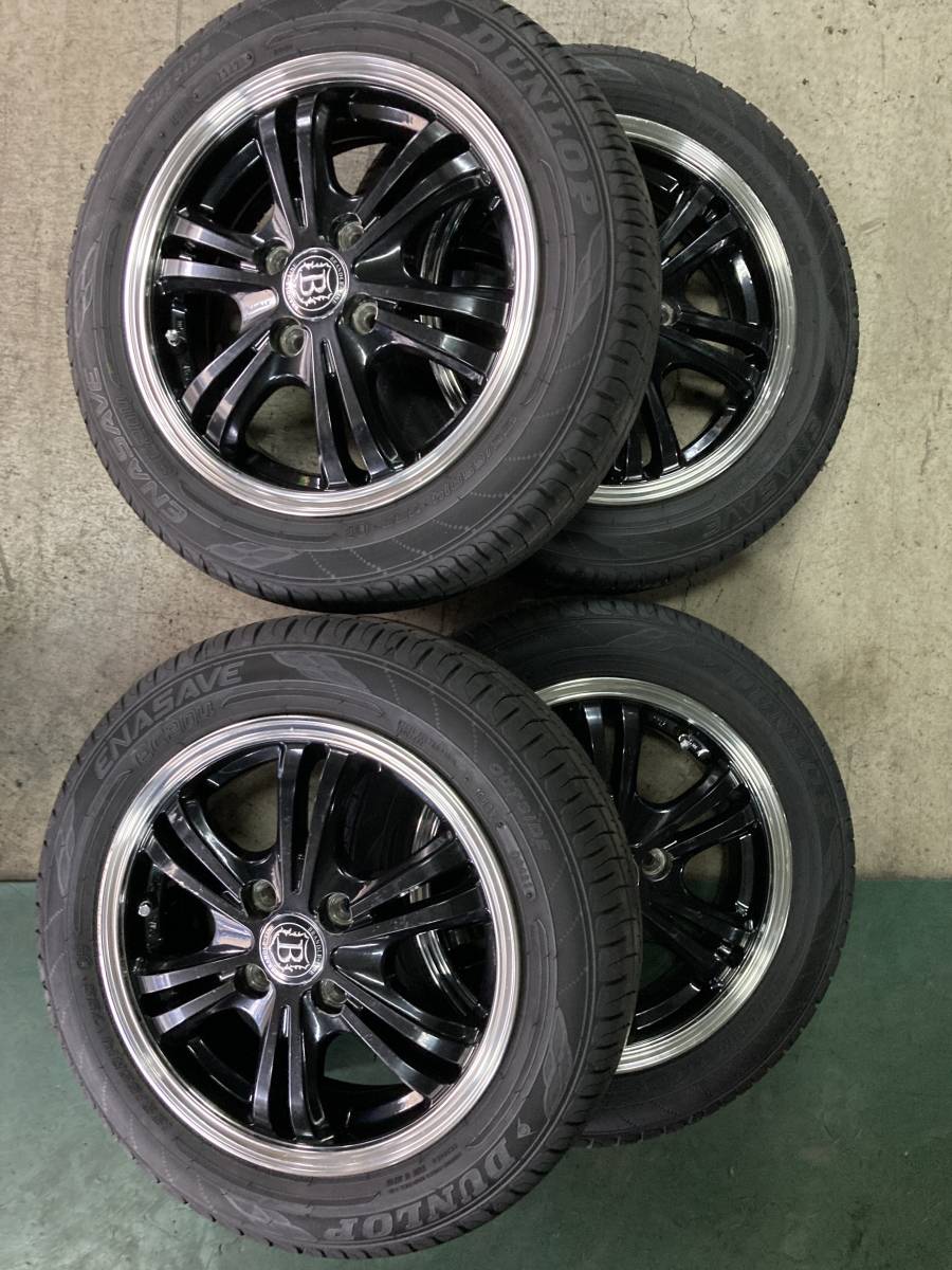 定番人気，新品 YT アルミ タイヤ BRANDLE LINE 14&times;4.5J+44 100/4H ダンロップ エナセーブEC204 155/65R14 4本(ラジアルタイヤ)｜売買されたオークション情報、yahooの商品情報をアーカイブ公開 - オークファン 4穴