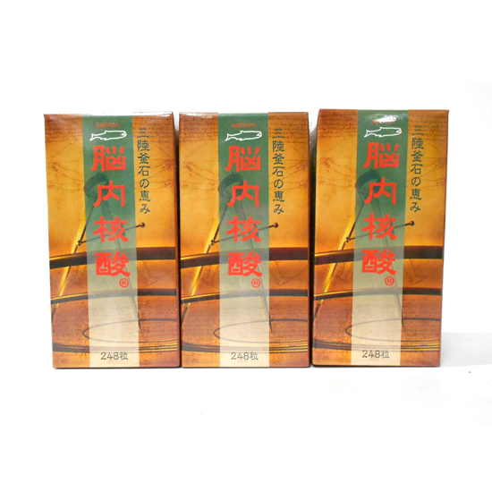 新品 毎日元気 脳内核酸 三陸釜石の恵み 248粒×3箱 脳内核酸 新品 毎日元気 脳内核酸 三陸釜石の恵み 248粒×3箱 脳内核酸