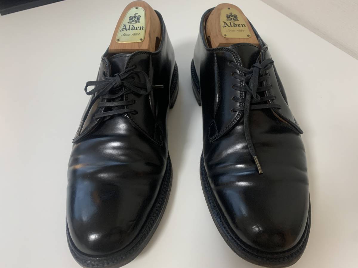 Alden（オールデン）9901 コードバン ブラックシューツリー付き
