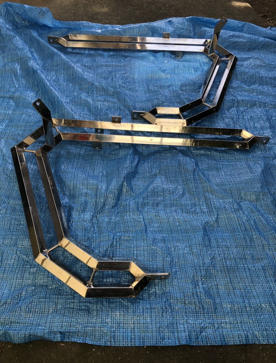 ミラーステー ステンレス デコトラ トラック用 オリジナル レトロ 