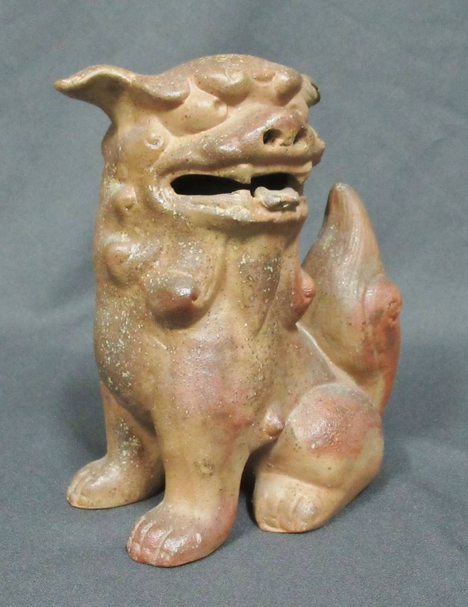 信楽焼？シーサー 』＊対獅子. 狛犬. 魔除け. 縁起物. 沖縄(置物