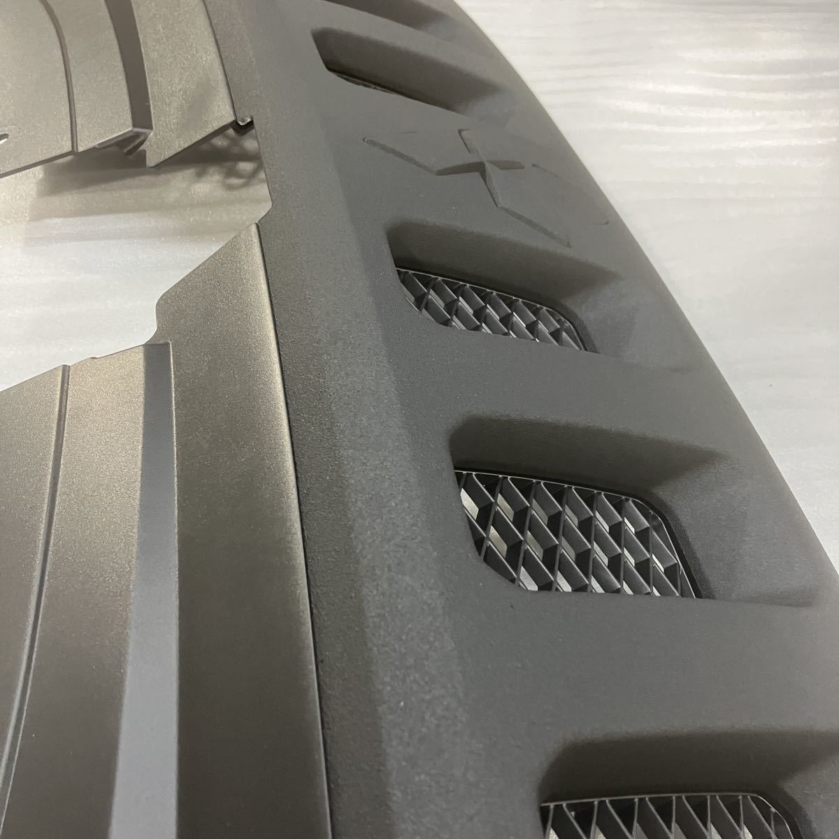 三菱 デリカ D5 DELICA フロント グリル マットブラック チッピング  