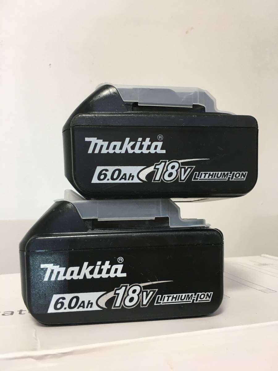 品質保証，豊富な マキタ Makita 純正 Li-ion バッテリー BL1860B 6.0Ah 18V 2個セット(パーツ)｜売買されたオークション情報、yahooの商品情報をアーカイブ公開 - オークファン インパクトドライバ