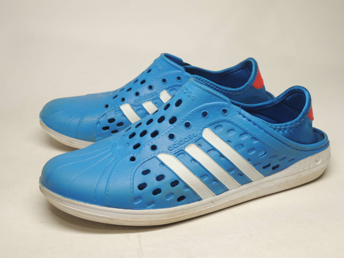 低価，お得 レアカラー adidas COURT ADAPT 青白 25.5cm / アディダス コートアダプト サンダル クロッグ clog(25.5cm)｜売買されたオークション情報、yahooの商品情報をアーカイブ公開 - オークファン 25.5cm
