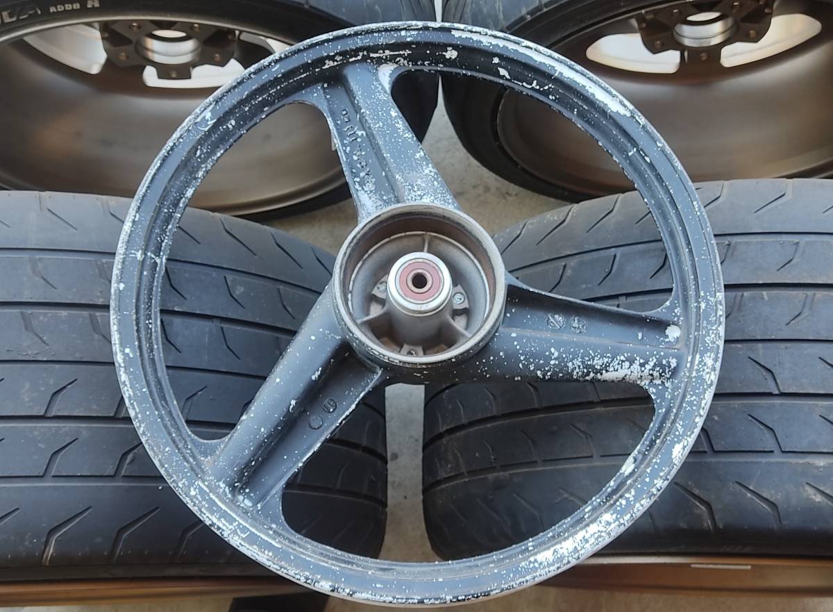 ns50f リアホイール 白ホイ リアホイール NS50F ns50f アルミ鍛造ホイール 白ホイ バイク NS50F/R