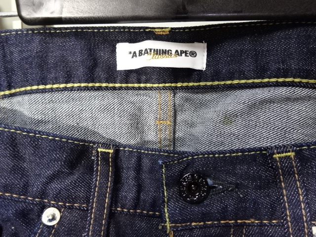 初期 BAPE シャーク デニムパンツ L SHRAK DENIM PANT WGM オールド 