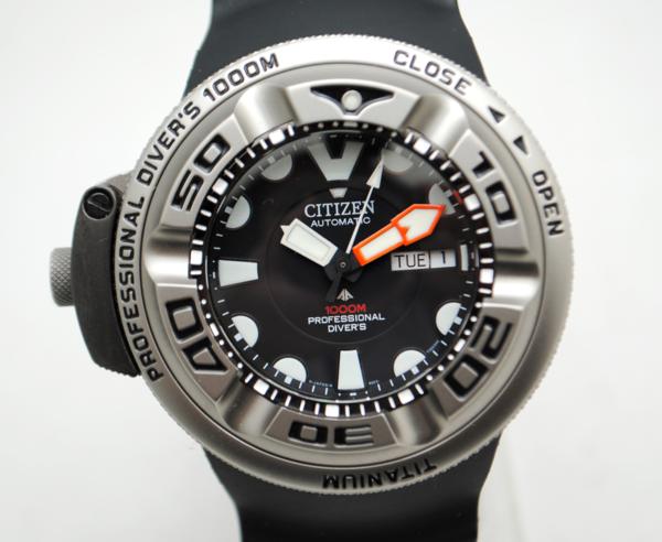 【nanahachiya】シチズン 1000ｍ ダイバー PMV56-2751 美品 レア
