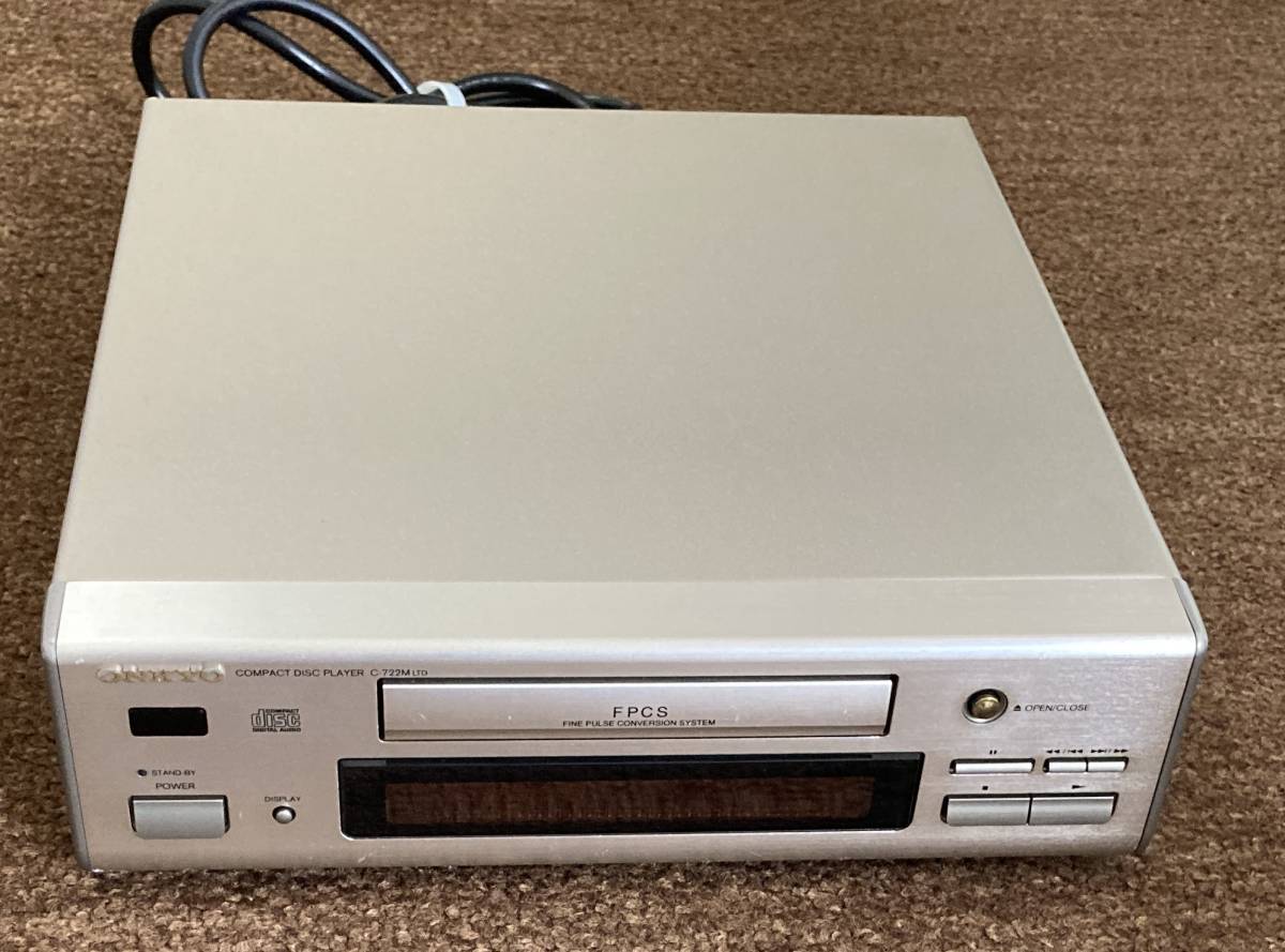ONKYO C-722M LTD CDプレーヤー 本体 動作品 ○ONKYO オンキョー CDプレーヤー C-722M LTD 簡易点検整備品 ONKYO C