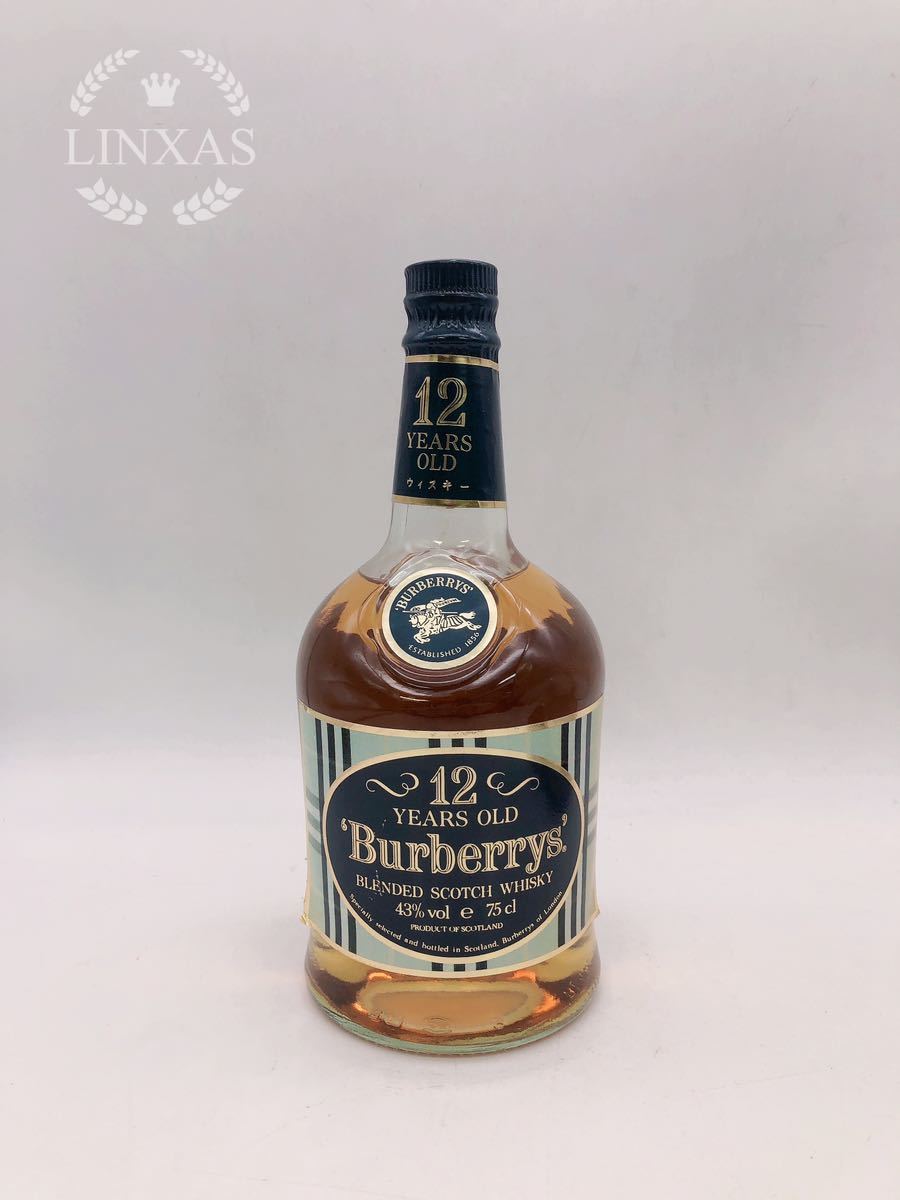 12年 バーバリー 750ml スコッチウイスキー 43度 43% Burberry.s