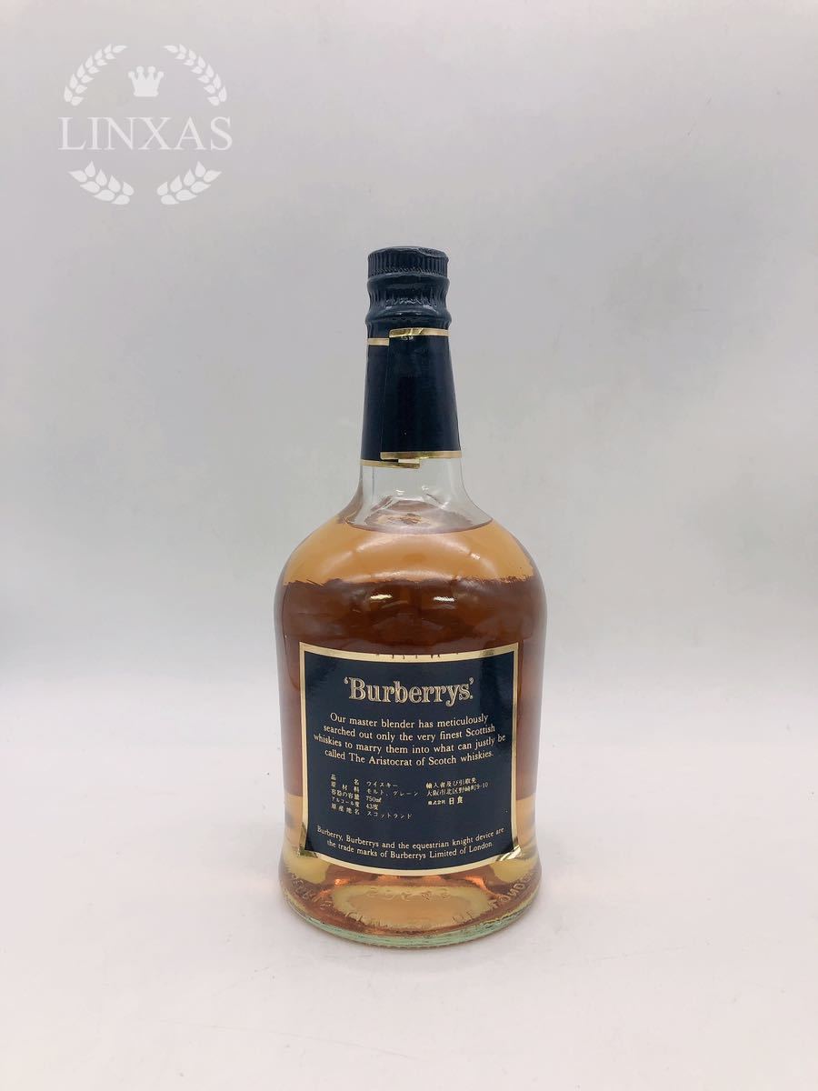 12年 バーバリー 750ml スコッチウイスキー 43度 43% Burberry.s