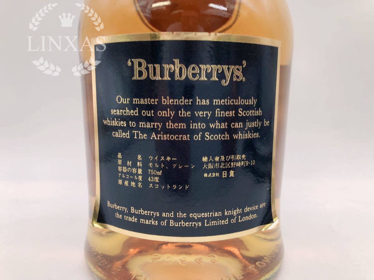 12年 バーバリー 750ml スコッチウイスキー 43度 43% Burberry.s