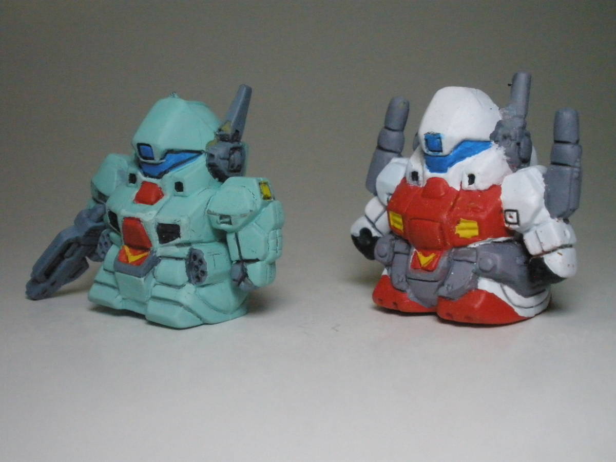 ガン消し リペイント SDガンダム ガシャポン戦士 ジェガン重装備型 