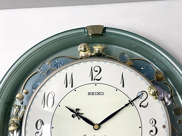 SEIKO 掛時計 ハイファイ音源 福岡)SEIKO セイコー 壁掛け時計 からくり時計 ハイファイ音源 映画