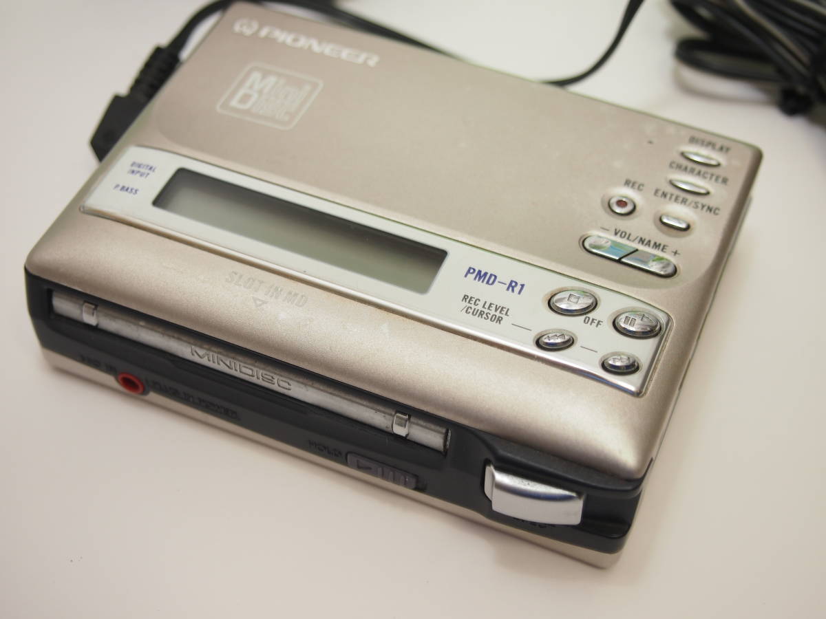◇小物201◇ ポータブルMDレコーダー PMD-R1 PIONEER パイオニア Used