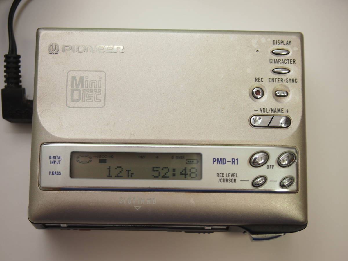 ◇小物201◇ ポータブルMDレコーダー PMD-R1 PIONEER パイオニア Used