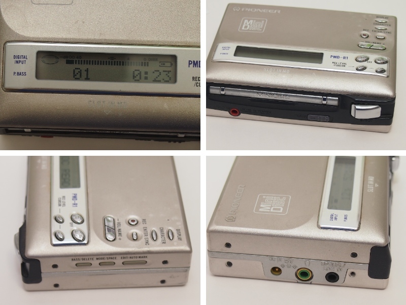 ◇小物201◇ ポータブルMDレコーダー PMD-R1 PIONEER パイオニア Used