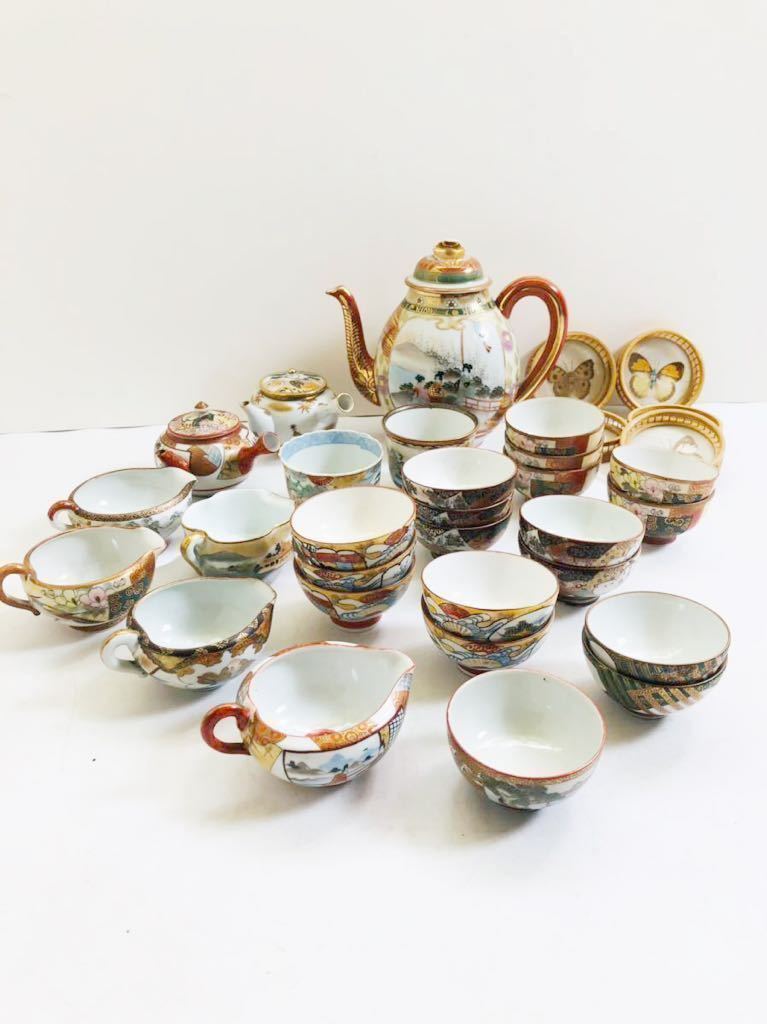 茶器セット 急須 湯呑み 煎茶道具 陶器 ショッピングオーダー 649)茶道具 おまとめ 大量セット 煎茶道具 急須