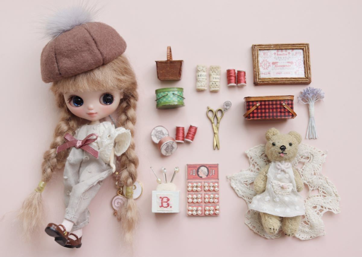 ◇Mary Dolly◇ きょろキット搭載♪ カスタム プチブライス *:. 秋色の